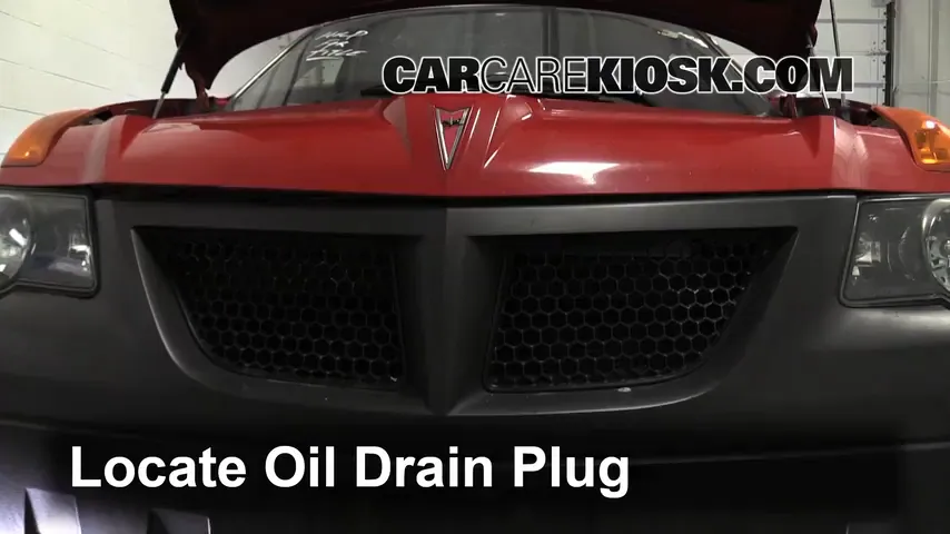 2001 Pontiac Aztek 3.4L V6 Oil Change Oil and Oil Filter